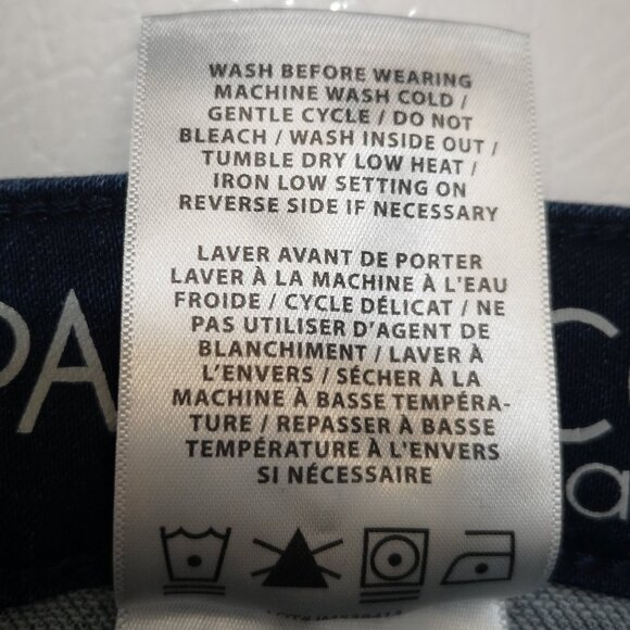 Parasuco Ladies Size 10 Dark Wash Zipper & Button Closure Blue Jeggings - Picture 4 of 12